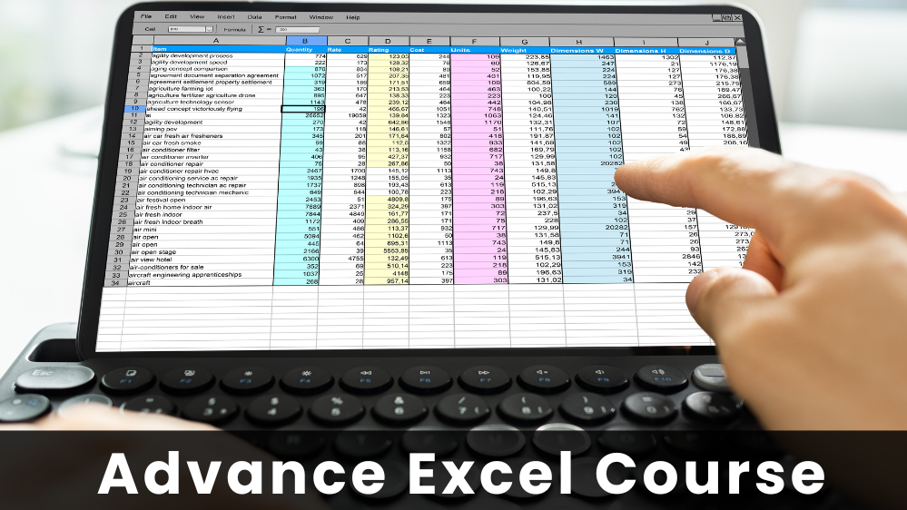 Advance Excel Course 